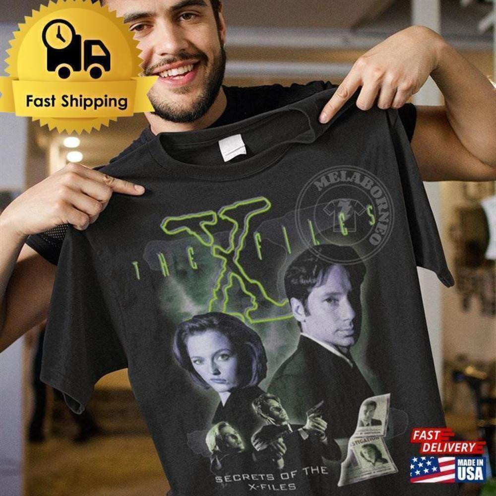 Retro The X Files s Sci Fi Cult TV Fan T-Shirt